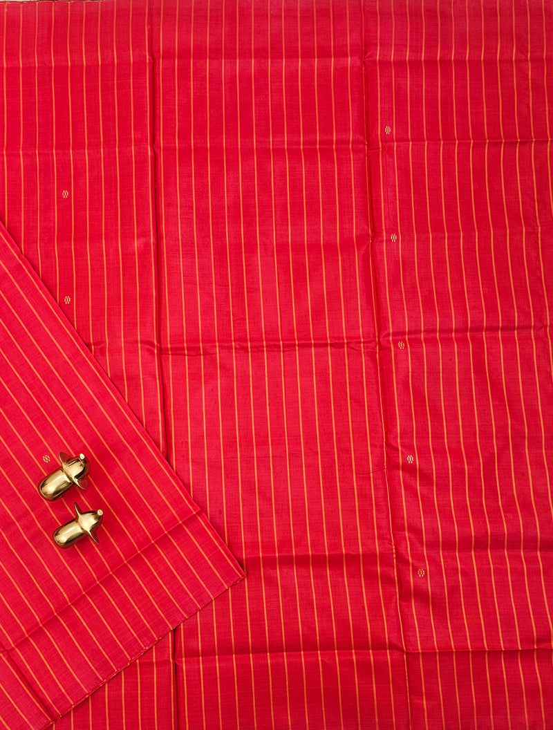 Chinnalampattu Saree - Pink with Blue