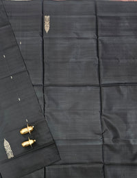 Chinnalampattu Saree - Black with Onion Pink