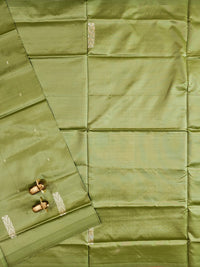 Green with Red Chinnalampattu Saree with Blouse