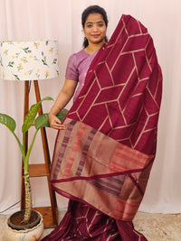 Exclusive Designer Silk Georgette Sarees - Maroon