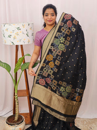 Exclusive Designer Silk Georgette Sarees - Black