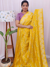 Exclusive Designer Silk Sarees - Yellow