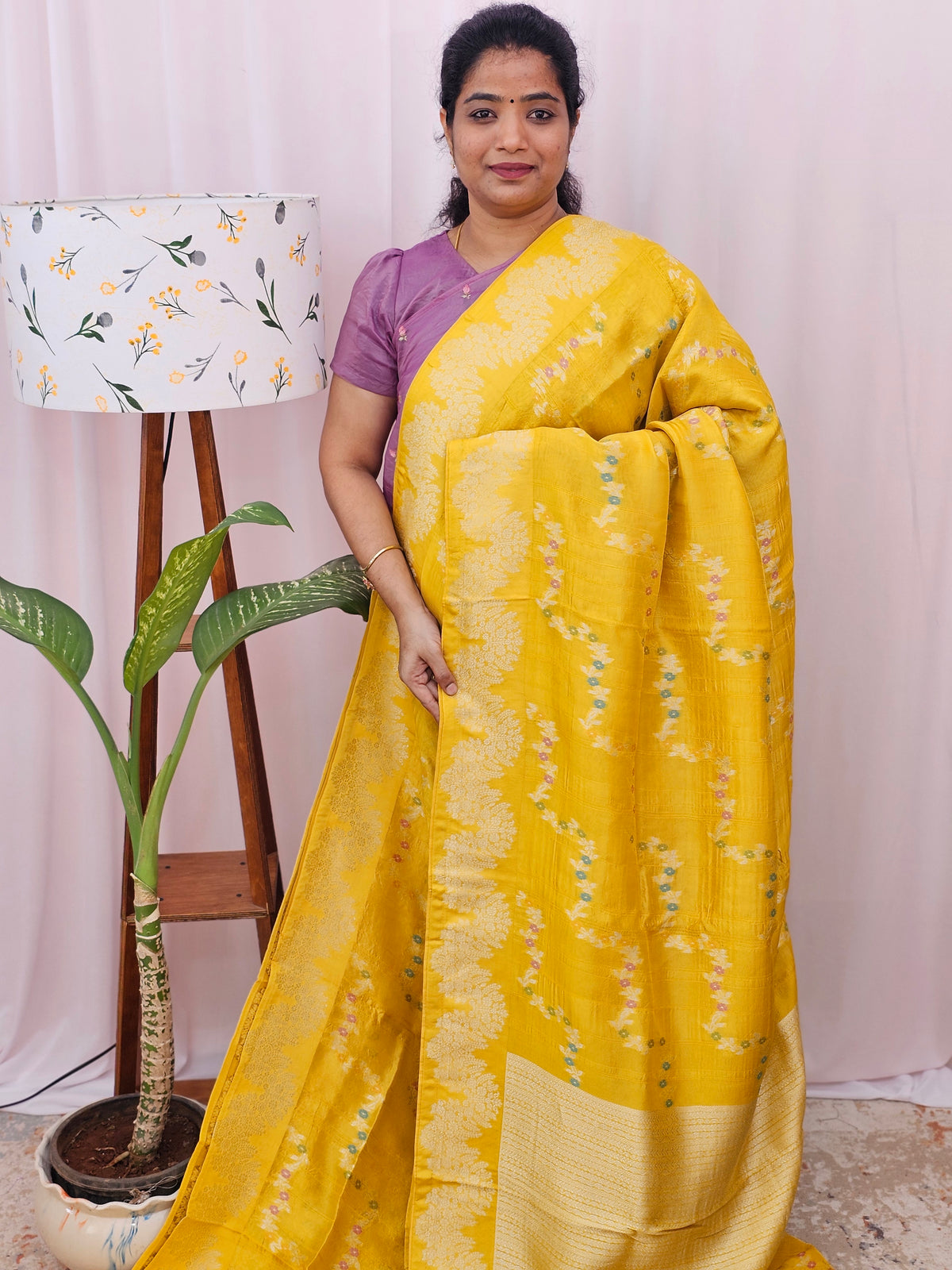 Exclusive Designer Silk Sarees - Yellow