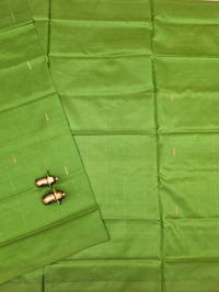 Green with Slight Purple Grey Chinnalampattu Saree with Blouse
