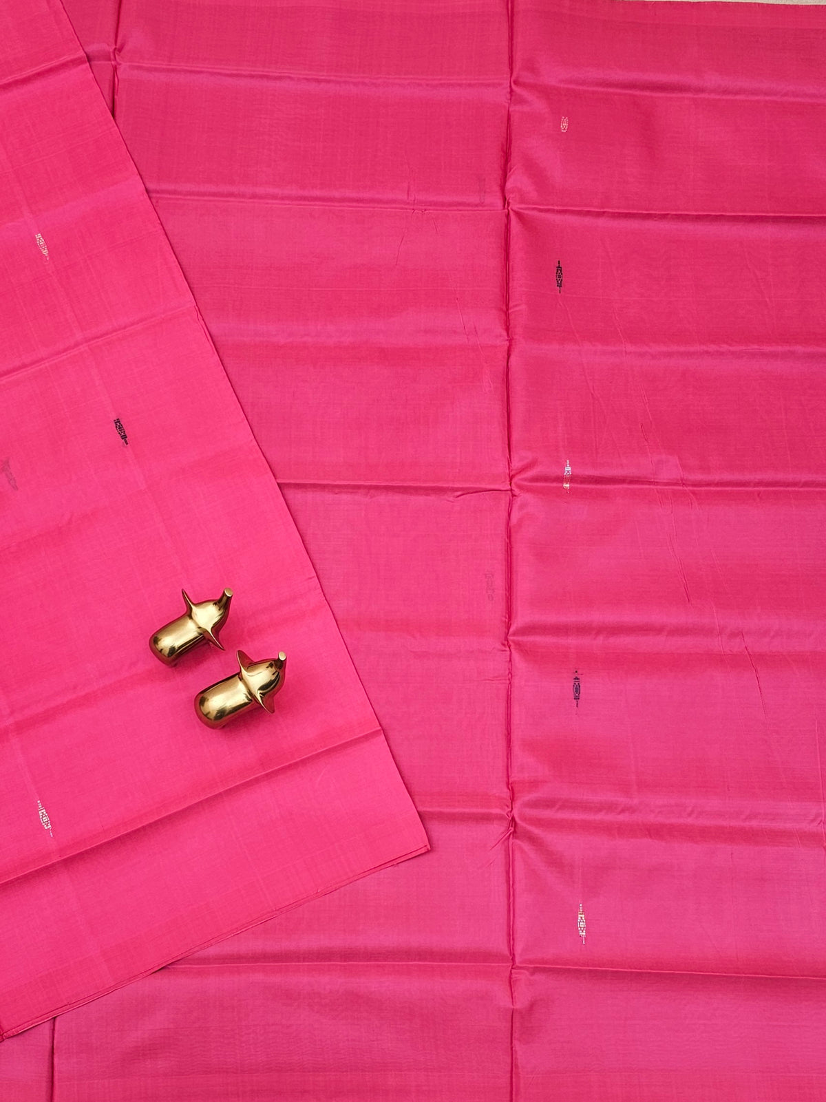 Pink with Multishade  Chinnalampattu Saree with Blouse