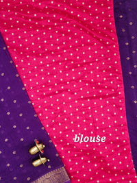 Georgette Saree -  Purple