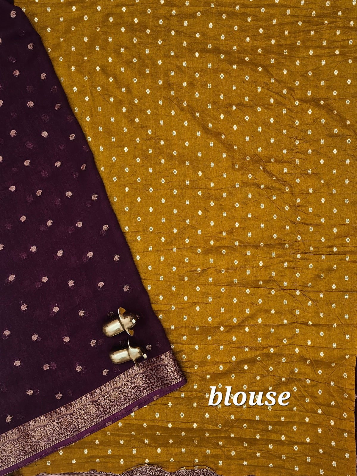 Georgette Saree -  Wine