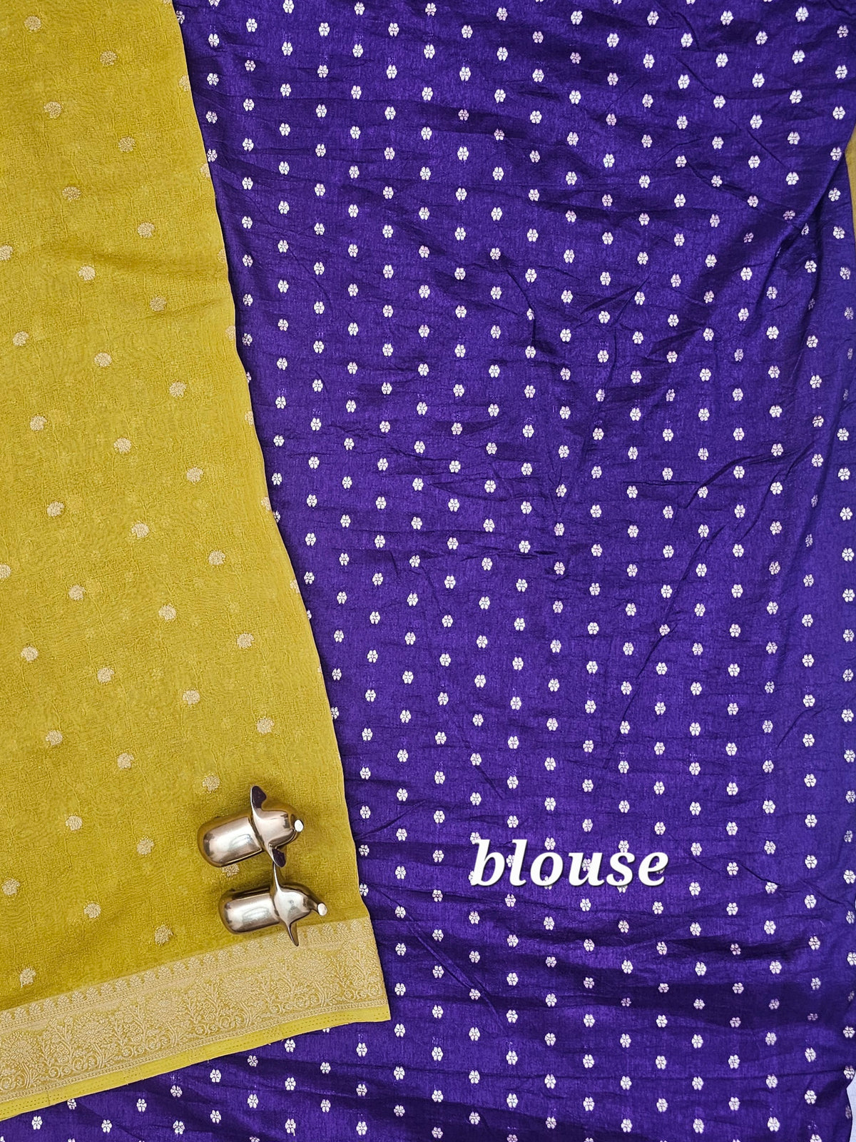 Georgette Saree -  Yellow