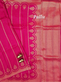 Semi Kathan Silk Saree -  Pink