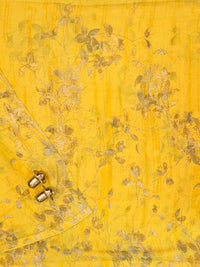 Georgette Saree - Yellow