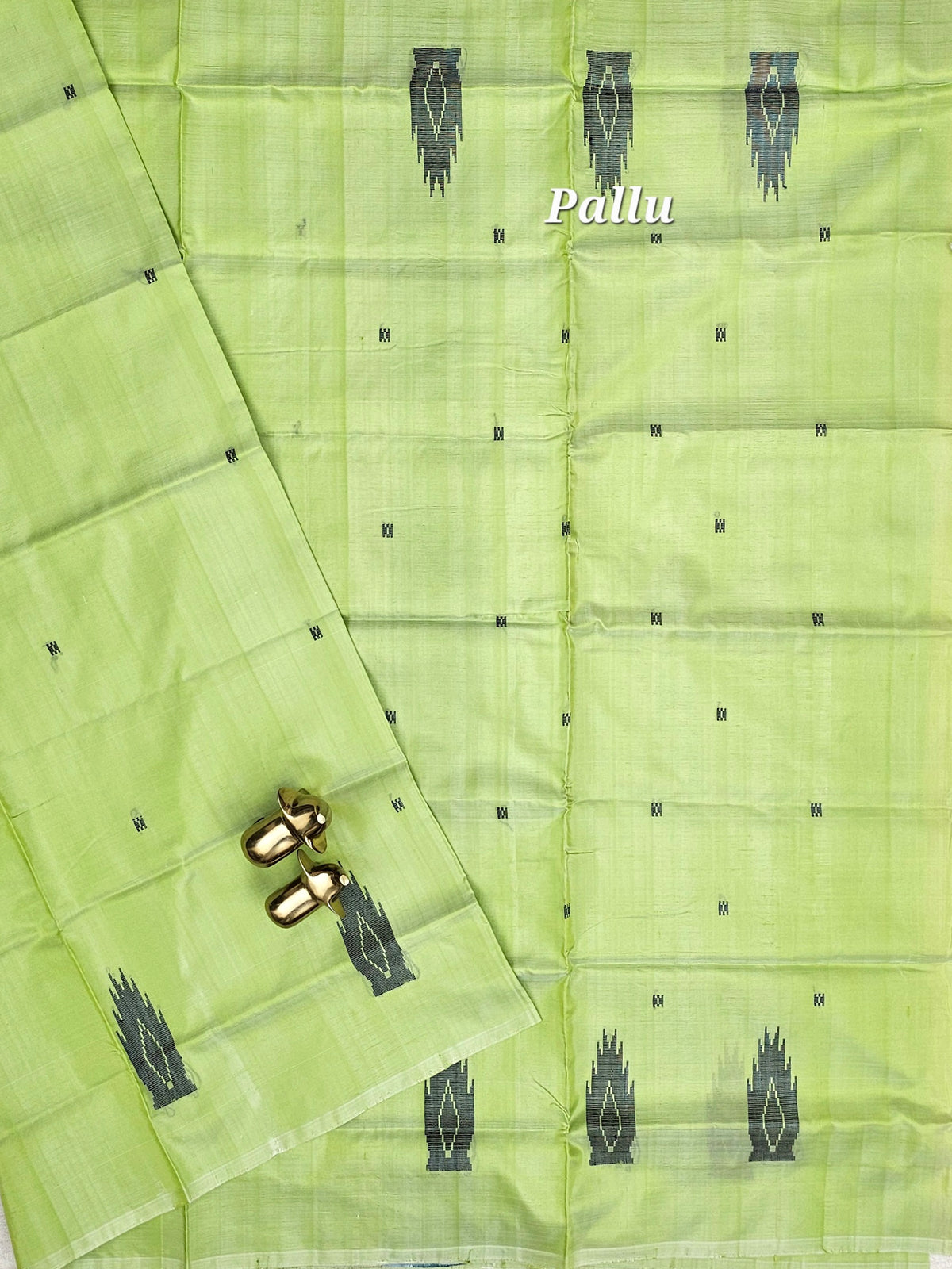Chinnalampattu Saree -  Monochrome Green