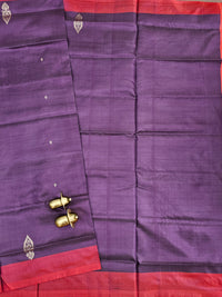 Chinnalampattu Saree - Purple with Red