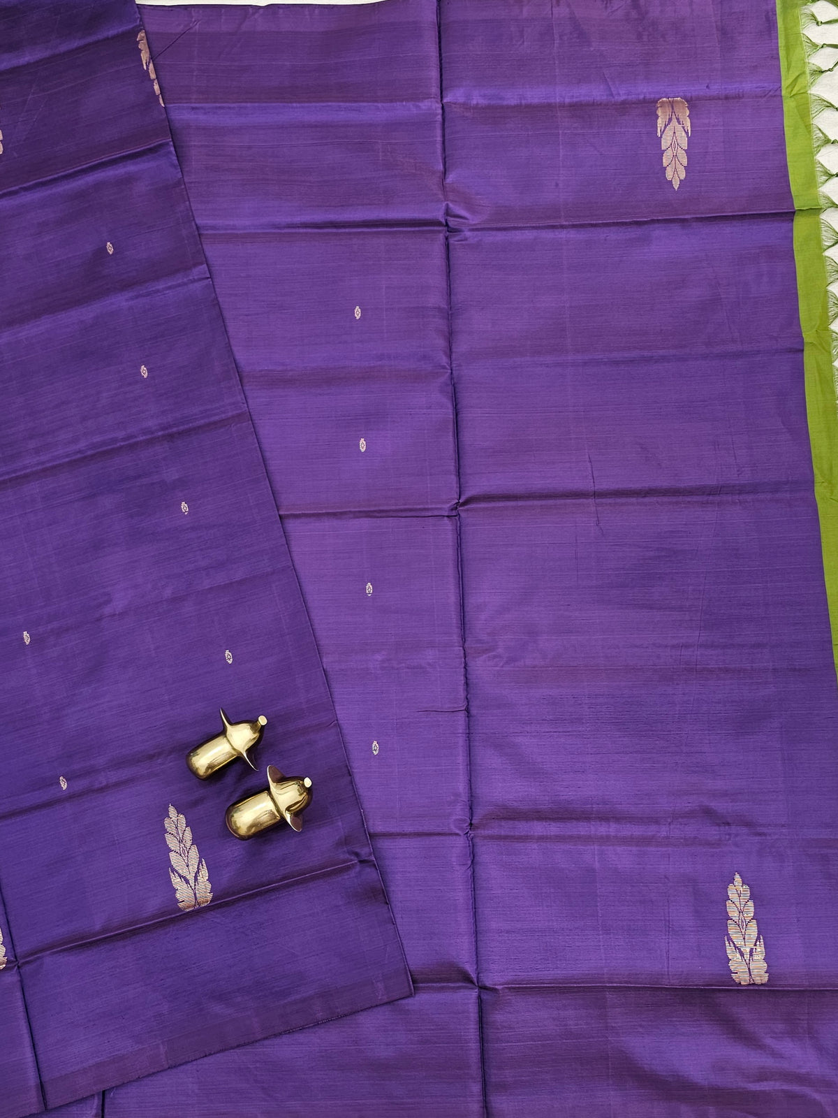 Chinnalampattu Saree - Purple with Green