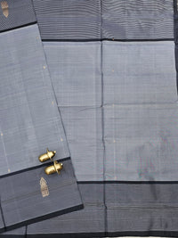 Chinnalampattu Saree - Grey with Black