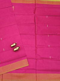 Pink with Green Chinnalampattu Saree with Blouse