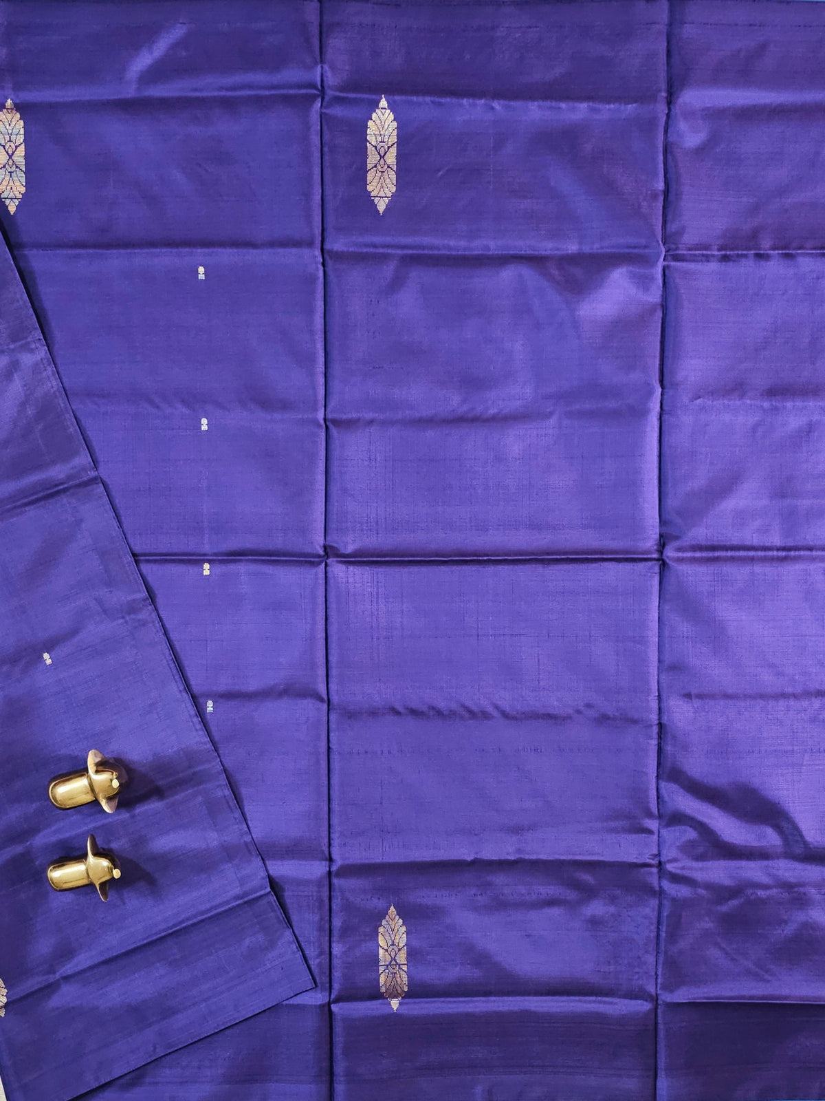Chinnalampattu Saree -  Violet with Blue