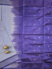Chinnalampattu Saree - Blue with Violet