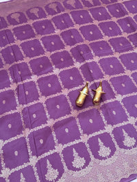 Exclusive Designer Silk Sarees - Pastel Purple (MAUVE)