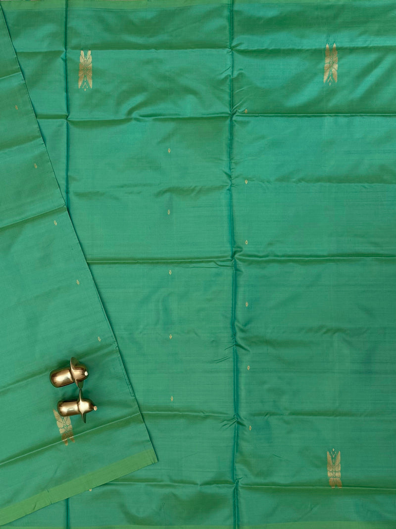 Chinnalampattu Saree - Green with Red