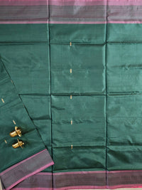 Chinnalampattu Saree -  Green with Pink