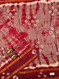 Madurai Sungadi Cotton Saree - Dusty Rose with Deep Pink
