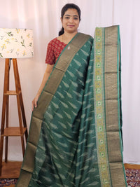 Pure Chanderi Butter Silk - Green