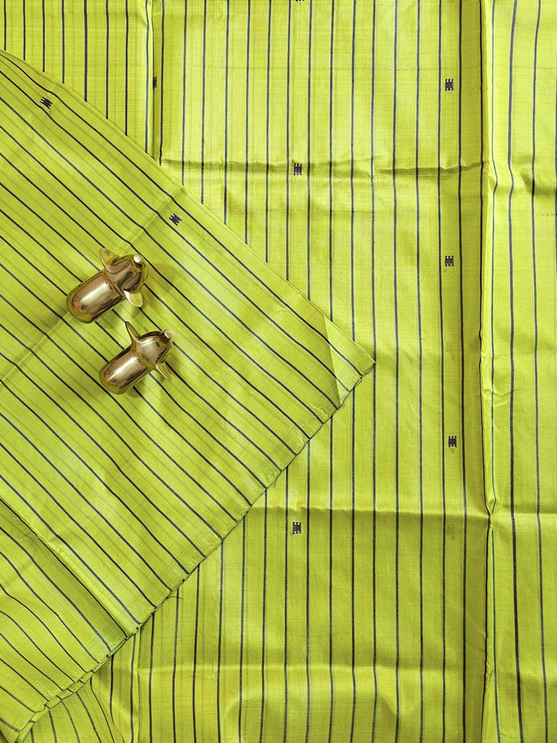Chinnalampattu Saree - Green with Red