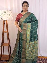 Pure Chanderi Butter Silk - Green