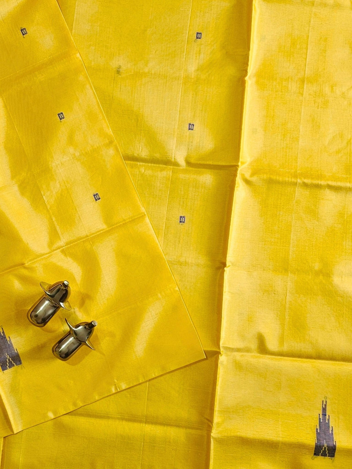 Chinnalampattu Saree - Yellow with Black