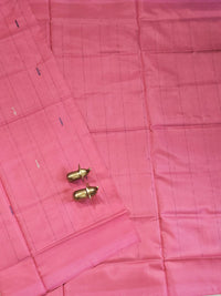Chinnalampattu Saree - Pink with Dark Sea Green