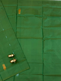 Chinnalampattu Saree - Green with Brown