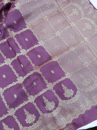 Exclusive Designer Silk Sarees - Pastel Purple (MAUVE)