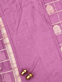 Georgette Silk Saree - Onion Pink