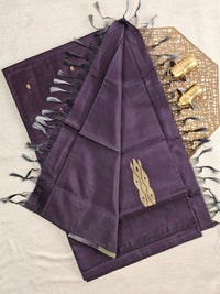 Chinnalampattu Saree - Dark Purple