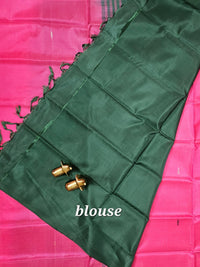 Pink with Multishade  Chinnalampattu Saree with Blouse