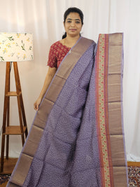 Pure Chanderi Butter Silk - Lavender