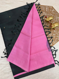 Chinnalampattu Saree - Pink with Green
