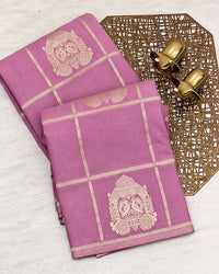 Georgette Silk Saree - Onion Pink