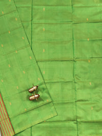 Chinnalampattu Saree - Green with Pink