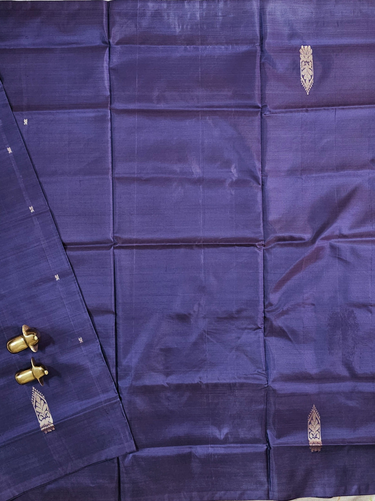 Chinnalampattu Saree- Dark Purple with Pink