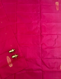 Chinnalampattu Saree - Pink with Green