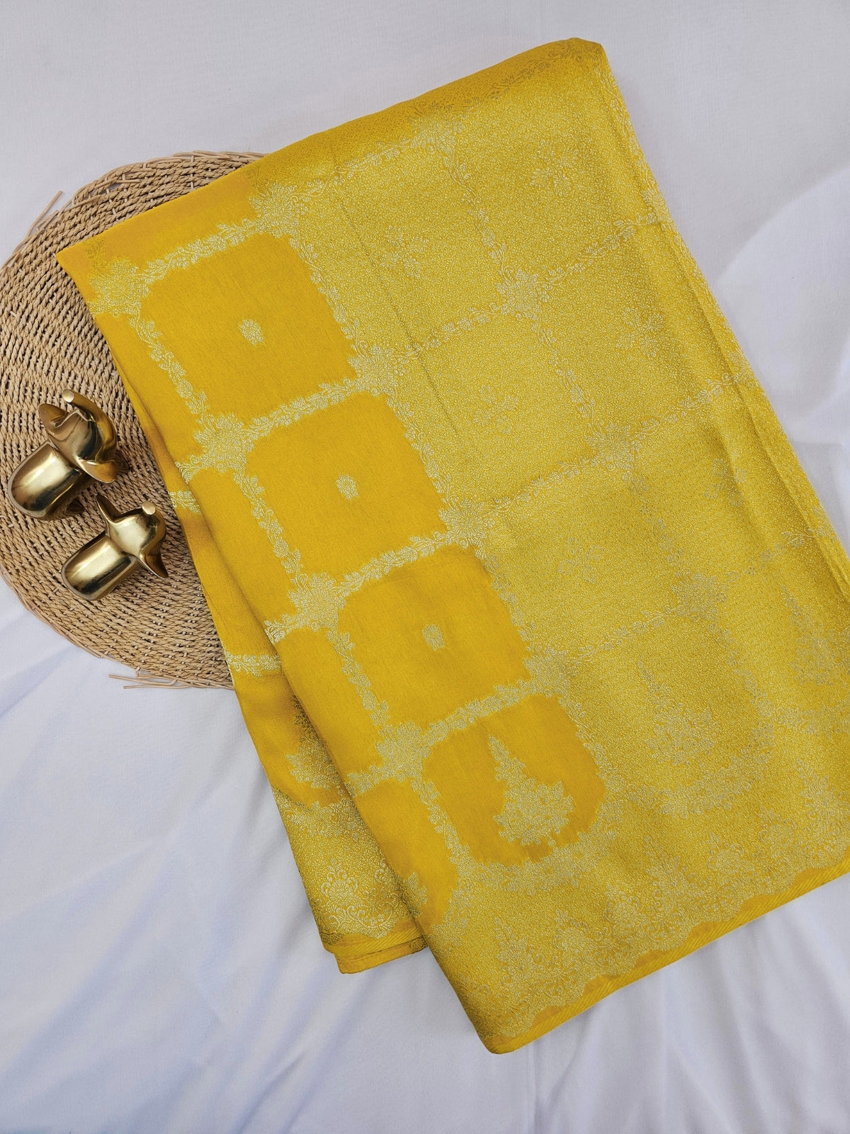 Exclusive Designer Silk Sarees - Yellow