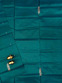 Chinnalampattu Saree - Peacock Green with Pink