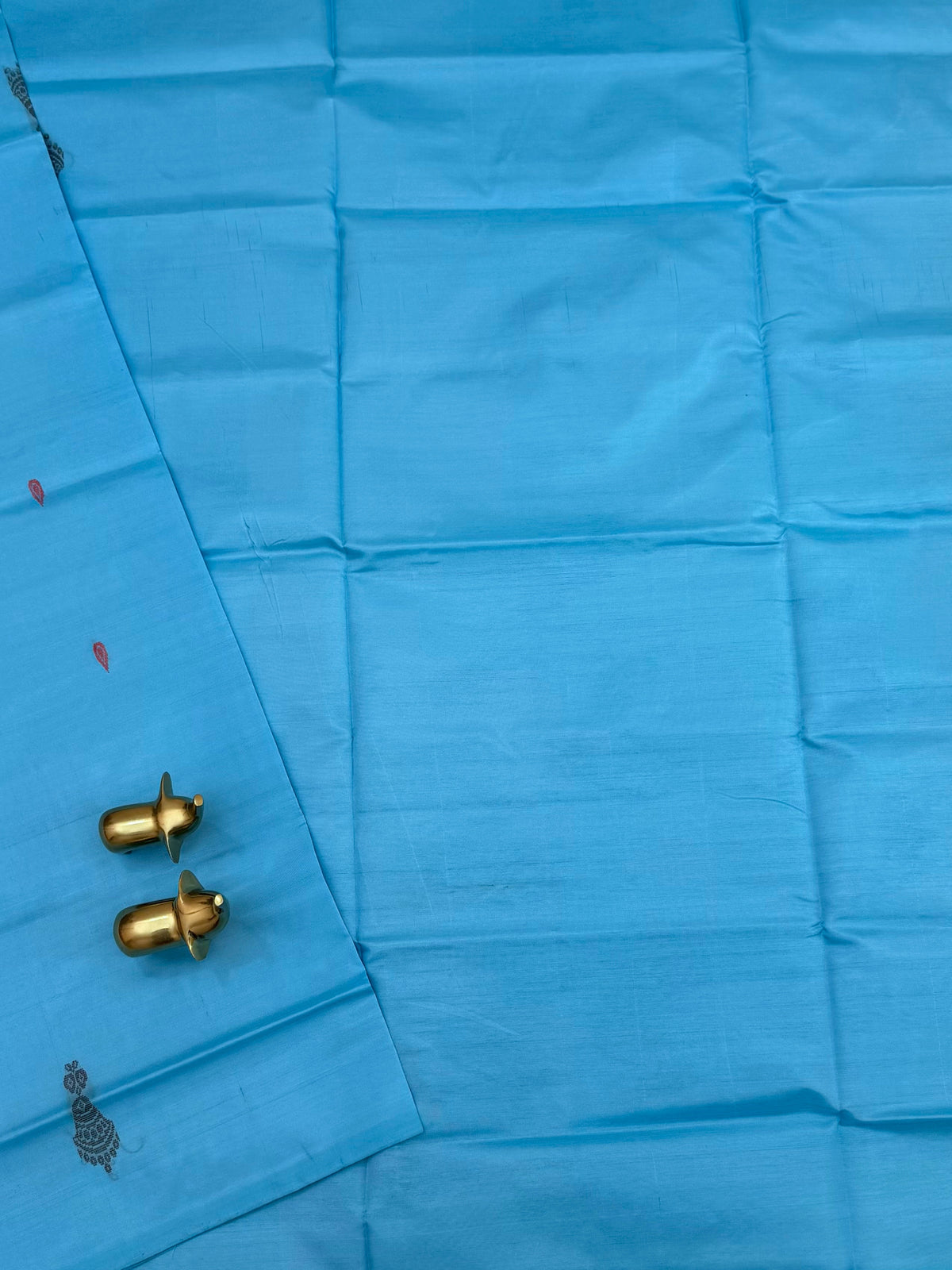 Chinnalampattu Saree - Blue with Reddish Pink