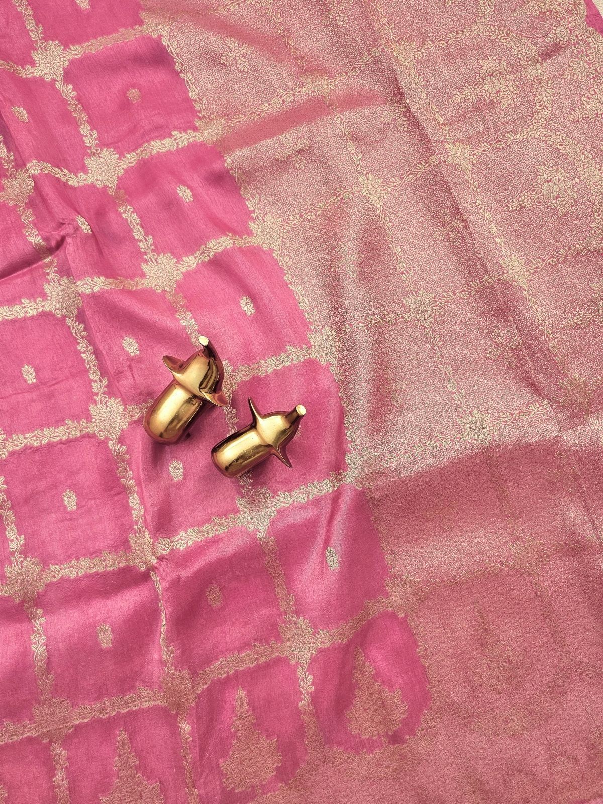 Exclusive Designer Silk Sarees - Pink