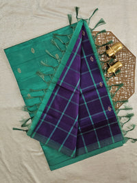Chinnalampattu Saree -Purple with Light Green