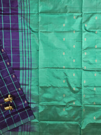 Chinnalampattu Saree -Purple with Light Green