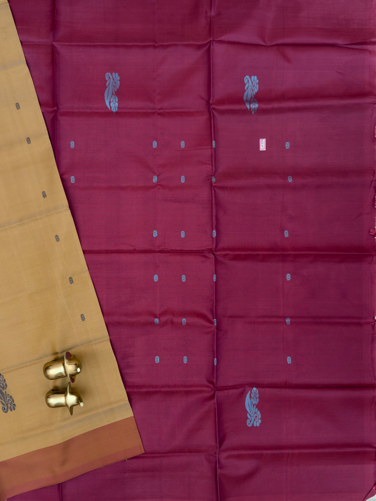 Chinnalampattu Saree - Brown with maroon