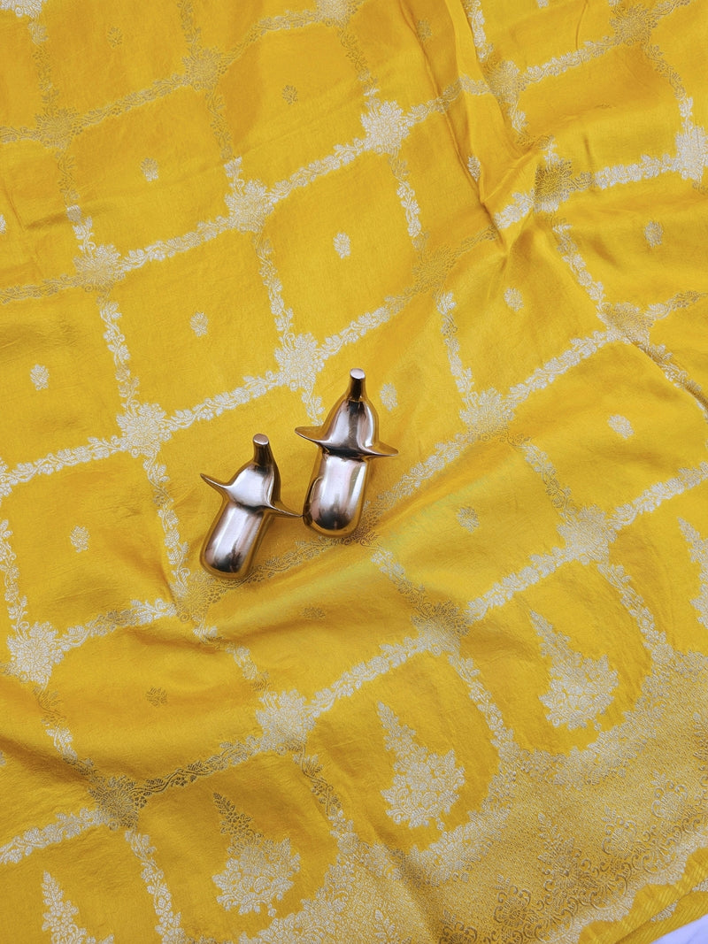 Exclusive Designer Silk Sarees - Yellow
