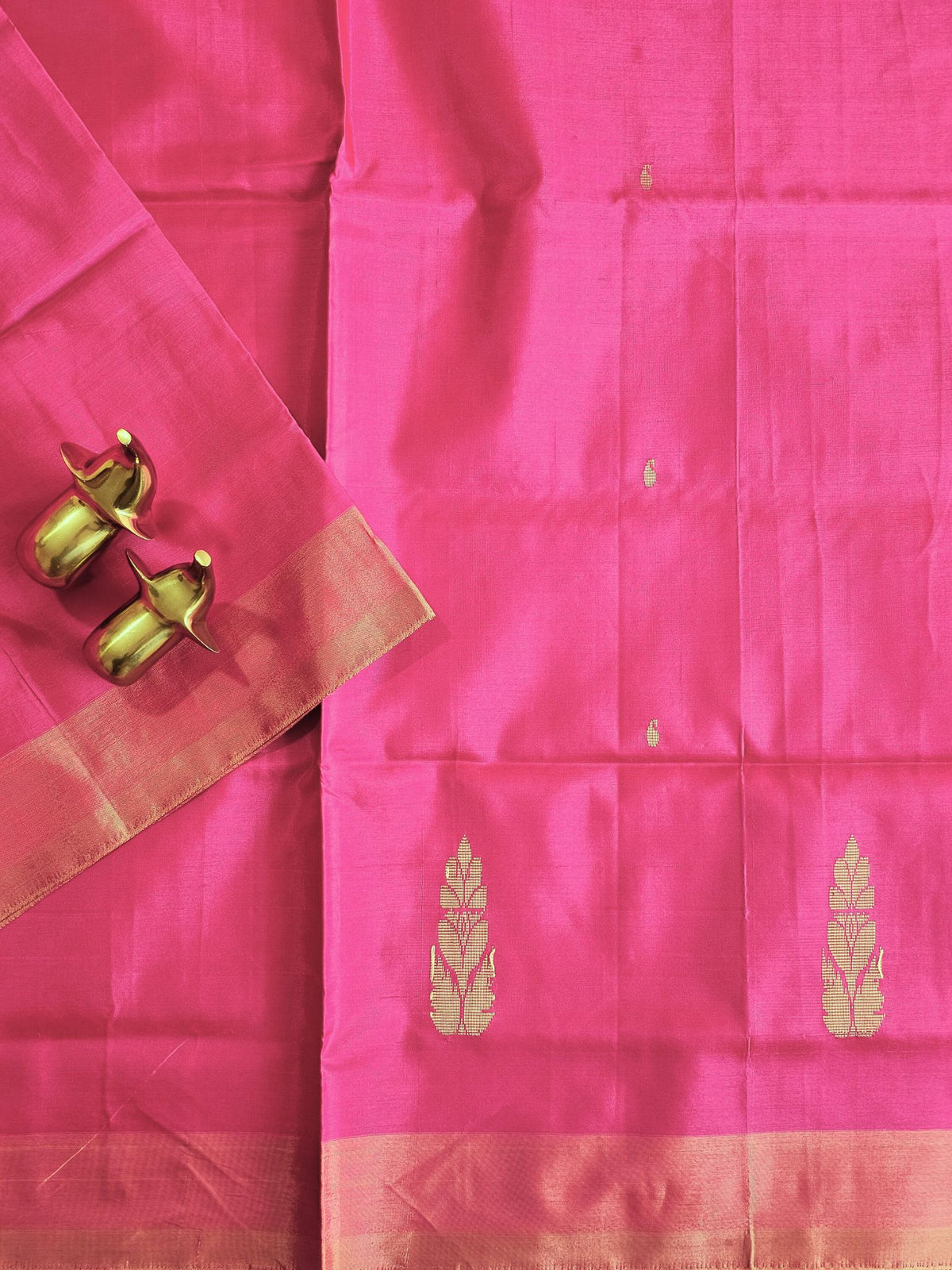 Chinnalampattu Saree - Pink with Cream